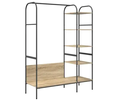 Drabužių Stovas Ruda 120 X 44 X 160 Cm Apdirbta Mediena