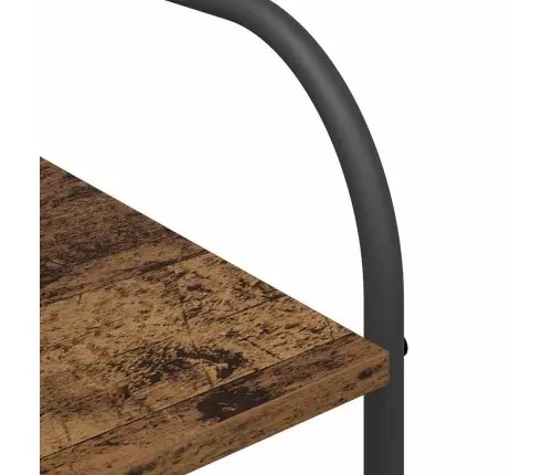 Drēbju Statīvs Ar Plauktiem Vecs Koks 120X44X160 Cm Apstrādāts Koks Vidaxl