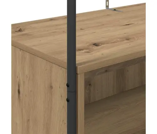 Drabužių Stovas Su Saugykla Rudas Ąžuolas 100 X 44 X 160 Cm