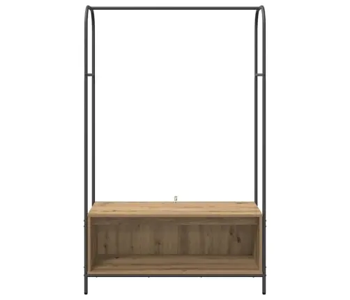 Drabužių Stovas Su Saugykla Rudas Ąžuolas 100 X 44 X 160 Cm