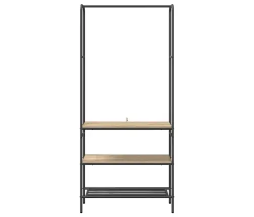 Apģērbu Plaukts Ar Plauktiem Sonomas Ozola 77 X 30 X 171 Cm Vidaxl