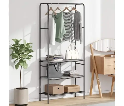 Riidepuu Riiuliga Hall Sonoma 77 X 30 X 171 Cm Tehispuit