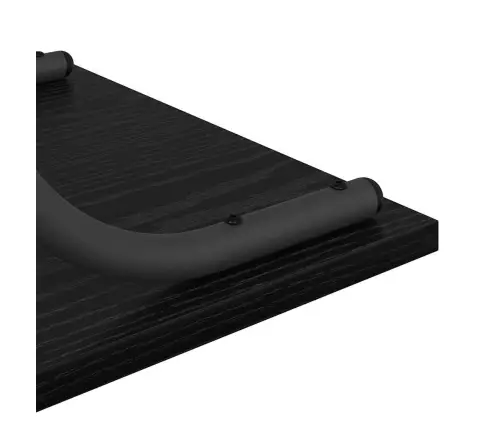 Konsoles Galds Melns Ozols 101 X 35 X 80.5 Cm Inženierijas Koks Vidaxl