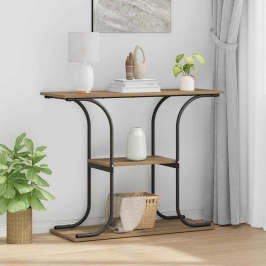 Konsoles Galds Ar Plauktu Amatnieku Ozola 101 X 35 X 80.5 Cm Vidaxl