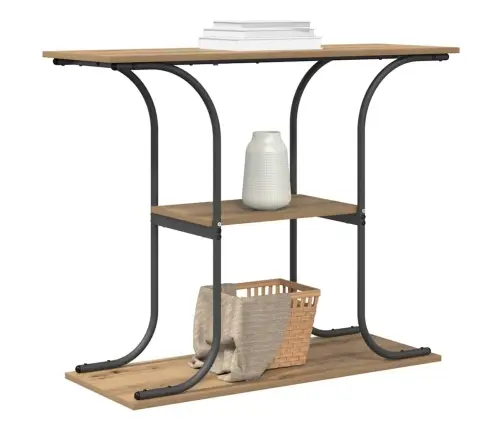 Konsoles Galds Ar Plauktu Amatnieku Ozola 101 X 35 X 80.5 Cm Vidaxl