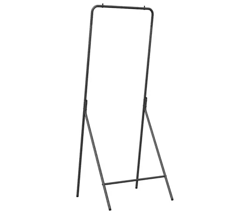 Apģērbu Statīvs Melns Metāls Standarts Saliekams Vidaxl