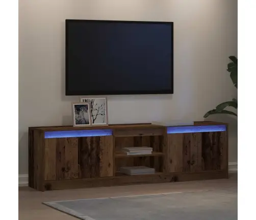 Tv Üksused 2 Pcs Pruun 180 X 34 X 50 Cm Tehispuit