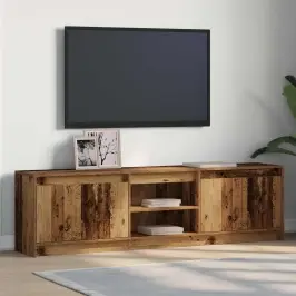 Tv Üksused 2 Pcs Pruun 180 X 34 X 50 Cm Tehispuit