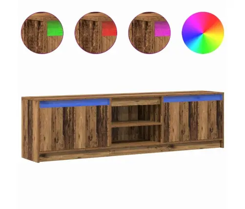 Tv Üksused 2 Pcs Pruun 180 X 34 X 50 Cm Tehispuit