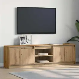 Televizora Skapīša Brūna 182 X 34 X 50 Cm Inženierijas Koks Vidaxl