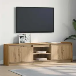 Tv Üksused 2 Pcs Pruun 180 X 34 X 50 Cm Tehispuit