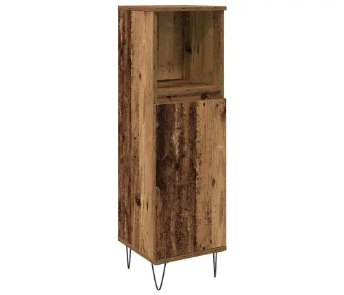 Vannas Istabas Mēbeļu Komplekts Ar Uzglabāšanu 3 Pcs Vecs Koks Vidaxl