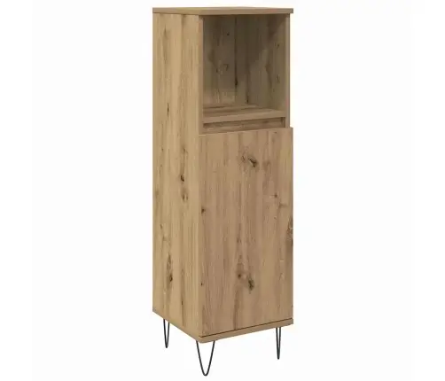 Vannas Istabas Mēbeļu Komplekts Ar Durvīm 3 Pcs Artisānā Ozols Vidaxl