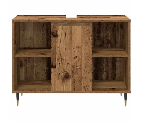 3 Gabalu Vannasistabas Mēbeļu Komplekts Vecs Koks Vidaxl