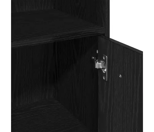 3 Daļu Vannas Istabas Mēbeļu Komplekts Melnā Ozolā, Inženierijas Koks Vidaxl