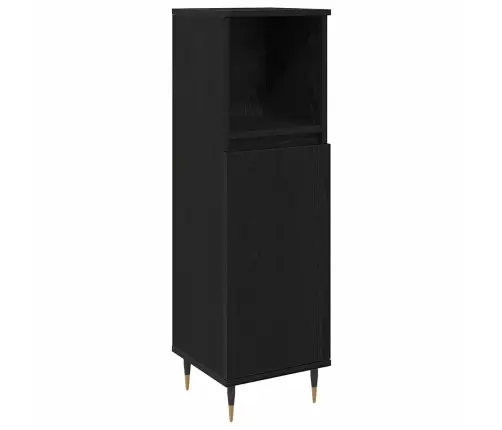 3 Daļu Vannas Istabas Mēbeļu Komplekts Melnā Ozolā, Inženierijas Koks Vidaxl