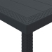 Dārza Galds Antracīts 350X100X73 Cm Poli Rattan Vidaxl