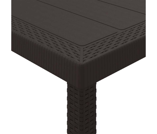 Sodo Stalas Ruda 350 X 100 X 73 Cm Poliratanas