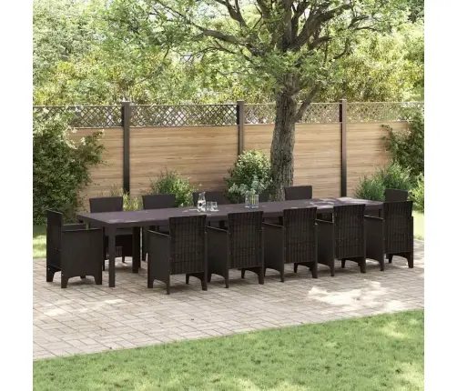 Aialaud Pruun 400 X 100 X 73 Cm Polürotang