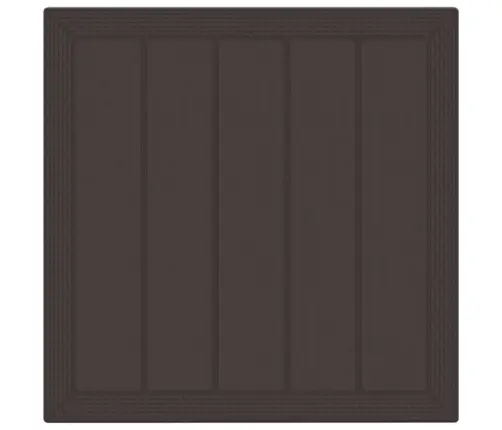 Sodo Valgomojo Komplektas 5 Pcs Ruda Polt Ratanas