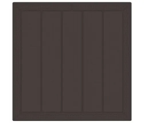 Sodo Valgomojo Komplektas 5 Pcs Ruda Polipropilenas