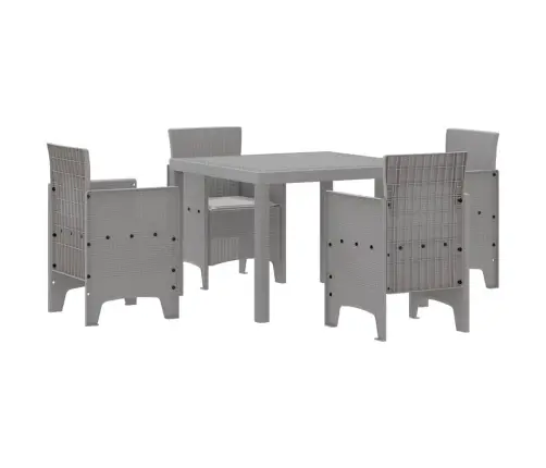 Aia Söögilaudade Komplekt 5 Pcs Helehall Polüpropüleen