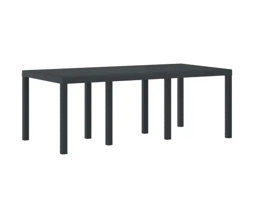 Sodo Valgomojo Komplektas 9 Pcs Antracitas Polipropilenas