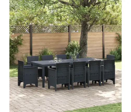 Aia Söögilaudade Komplekt 11 Pcs Antratsiit Polüpropüleen