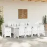 Aia Söögilaudade Komplekt 11 Pcs Valge Polüpropüleen