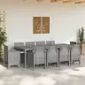 Aia Söögilaudade Komplekt 11 Pcs Helehall Polüpropüleen