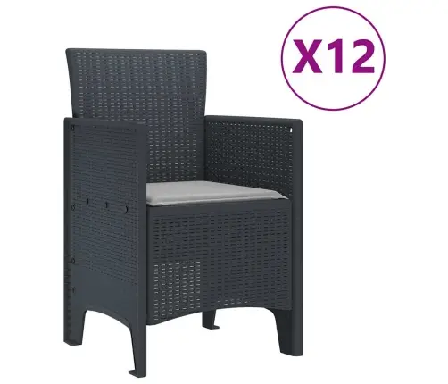 Dārza Ēdamkomplekts Ar Spilveniem Ar Spilvenu Ar Spilvenu 13 Pcs Vidaxl