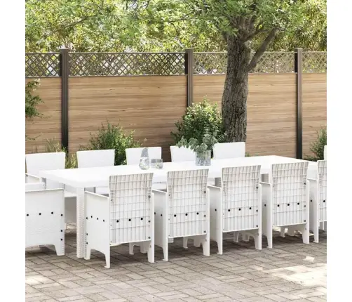 Aia Söögilaudade Komplekt 13 Pcs Valge Polürooster