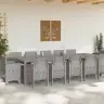 Dārza Ēdamgalds Gaiši Pelēka 12 Vietu Mākslīgā Rotangpalma Vidaxl Dārza Ēdamgalds Gaiši Pelēka 12 Vietu Mākslīgā Rotangpalma Vidaxl