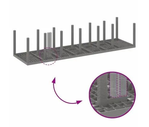 Dārza Ēdamzāle 15 Pcs Gaiši Pelēks 14 Vietu Rotangpalma Vidaxl