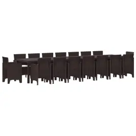 Aiaköögi Komplekt Padjadega Padjaga 17 Pcs Pruun Pp