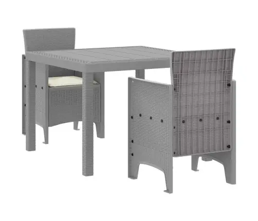 Aia Söögilaudade Komplekt 3 Pcs Helehall Polüpropüleen