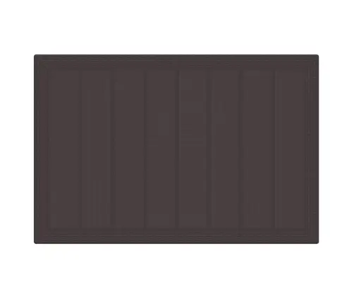 Dārza Galds 5 Pcs Brūna 150 X 100 X 73 Cm Plastmasa Vidaxl
