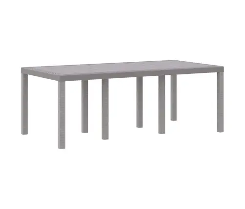 Aia Söögilaudade Komplekt 7 Pcs Helehall Polt Rattan