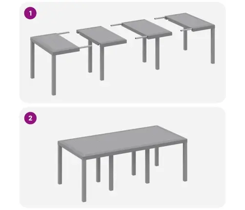 Sodo Valgomojo Komplektas 7 Pcs Šviesiai Pilka Polt Ratanas