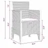 Dārza Ēdamgalds 9 Pcs Brūna 250 X 100 X 73 Cm Vidaxl