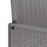 Sodo Valgomojo Komplektas 9 Pcs Balta Polt Ratanas