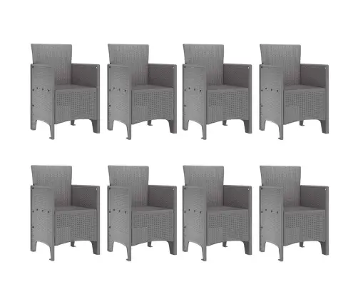 Āra Ēdamgalda Komplekts 9 Pcs Balts 250 X 100 X 73 Cm Vidaxl