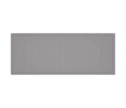 Āra Galds 9 Pcs Balts 250 X 100 X 73 Cm Plastmasas Vītne Vidaxl