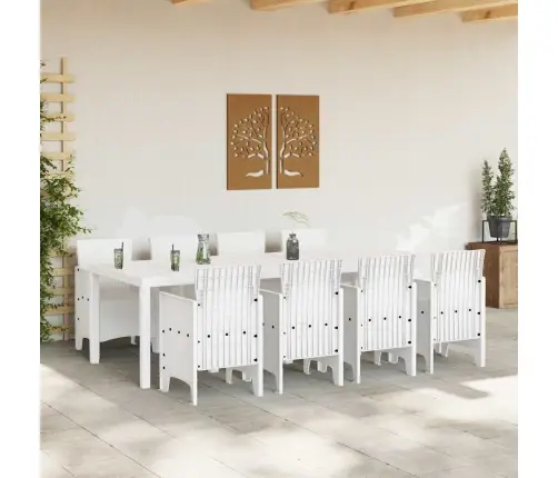 Aia Söögilaudade Komplekt 9 Pcs Helehall Polt Rattan