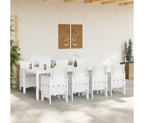 Āra Ēdamgalds 9 Pcs Gaiši Pelēks 250 X 100 X 73 Cm Vidaxl
