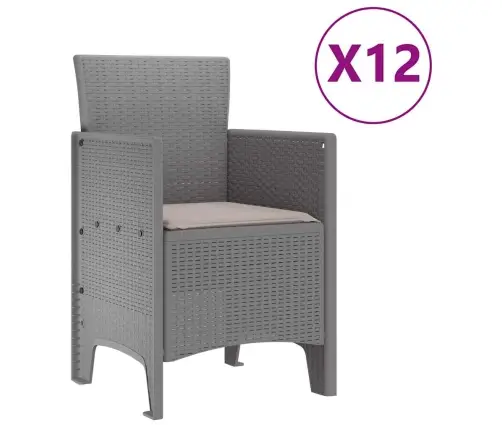 Aia Söögilaudade Komplekt 13 Pcs Helehall Polt Rattan