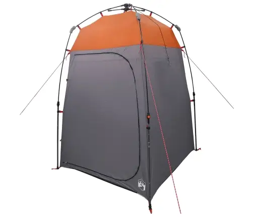 Dušas Telts Pelēka Un Oranža 160 X 160 X 227 Cm Tērauds Vidaxl