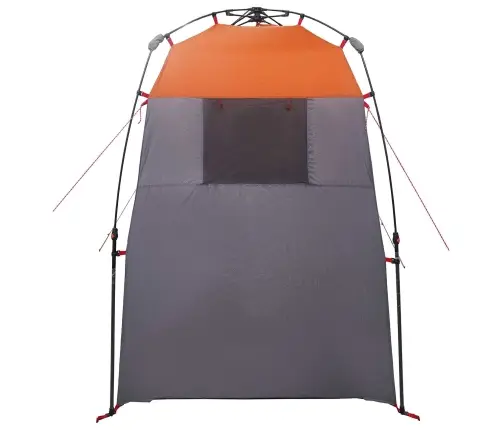 Dušas Telts Pelēka Un Oranža 160 X 160 X 227 Cm Tērauds Vidaxl