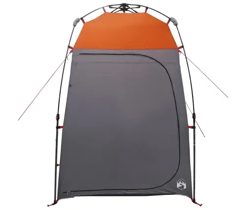 Dušas Telts Pelēka Un Oranža 160 X 160 X 227 Cm Tērauds Vidaxl