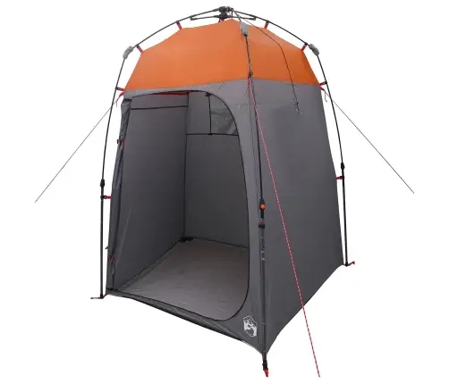 Dušas Telts Pelēka Un Oranža 160 X 160 X 227 Cm Tērauds Vidaxl